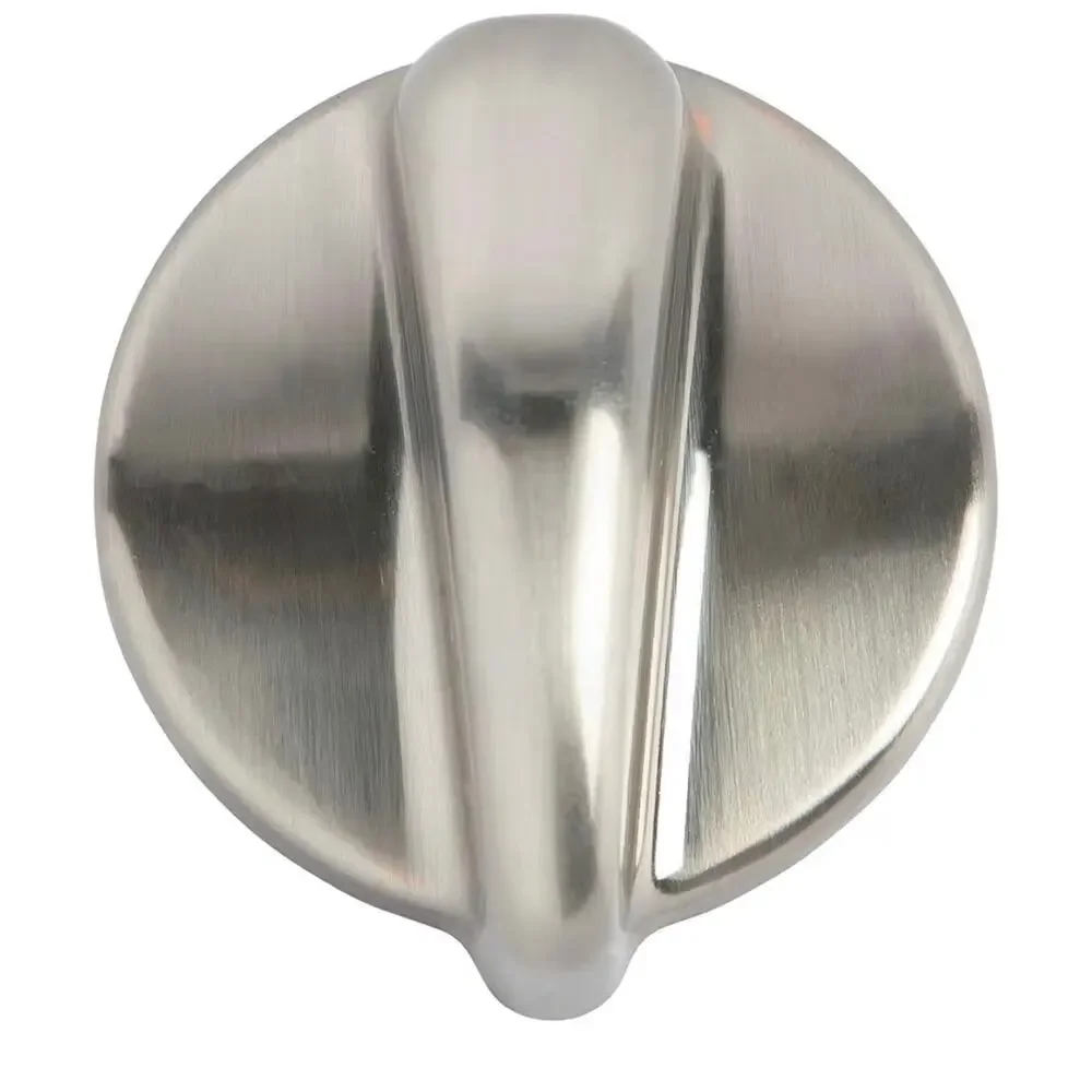 New GE WB03T10266 Genuine OEM Control Knob (Stainless Steel GE Range/Stove/Ovens